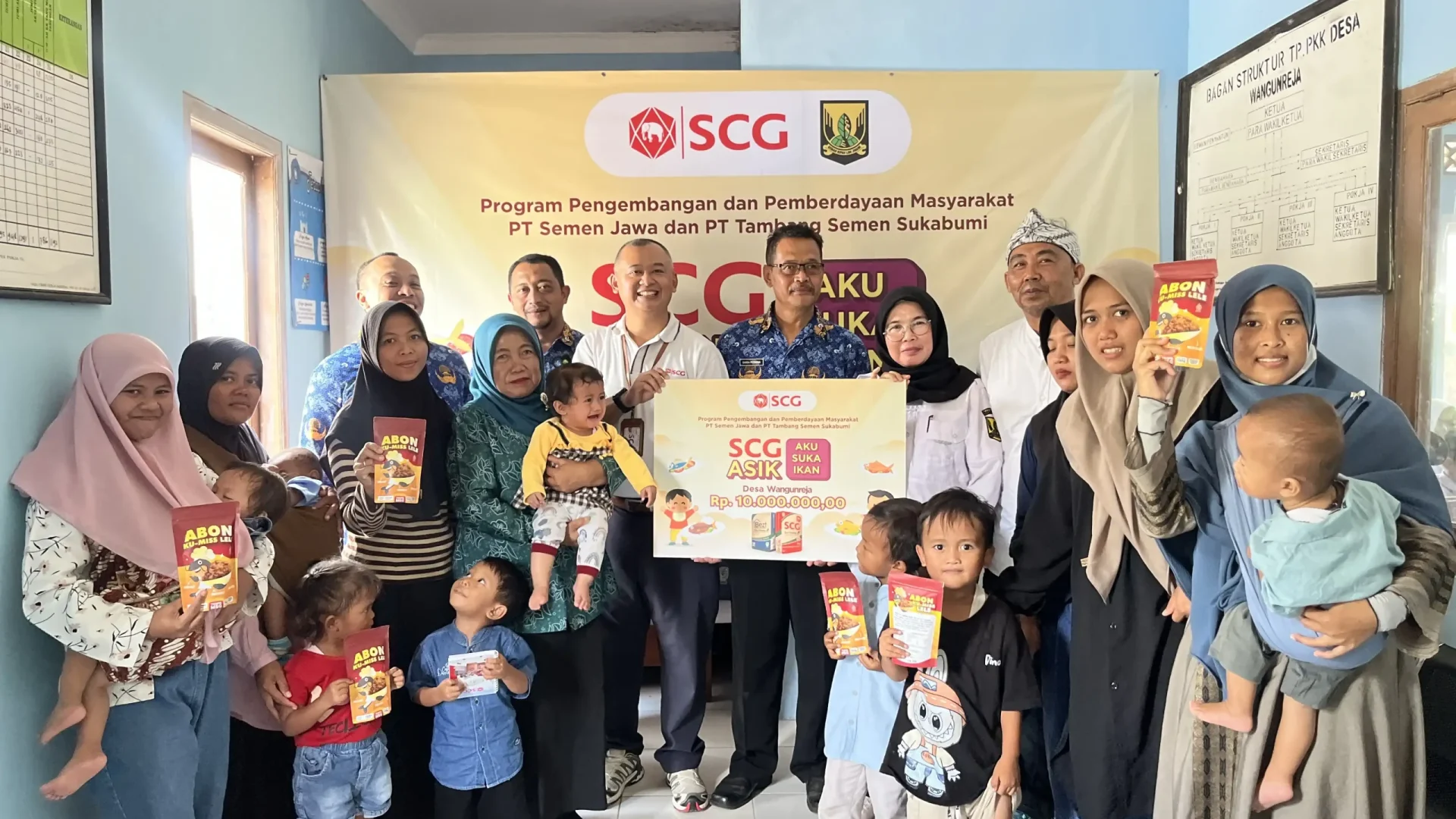 Foto 1_SCG, melalui anak perusahaannya, PT Semen Jawa dan PT Tambang Semen Sukabumi, kembali mengadakan rangkaian program SCG ASIK (Aku Suka Ikan)